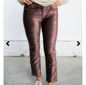 Velvet Crop Flare JeanSize 25